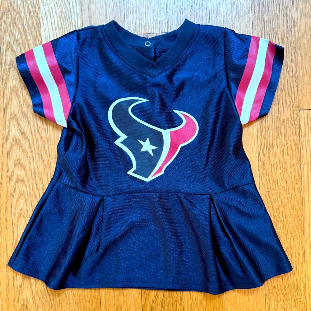 Houston Texans NFL jersey dress size 6-12m baby